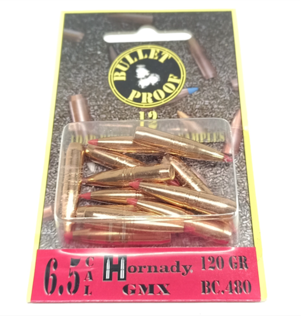 Hornady Bullet Proof Projectiles 6.5mm 120gr GMX (x12) image 0